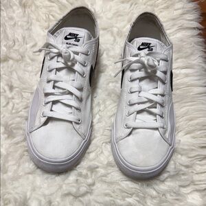 Nike SB Blazer Court White Black Men's - CV1658-101